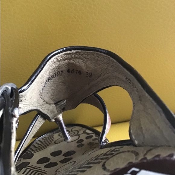 Fly London Leather Wedge Sandals - Women’s EU size 39 (US 8.5-9) - Picture 6 of 7